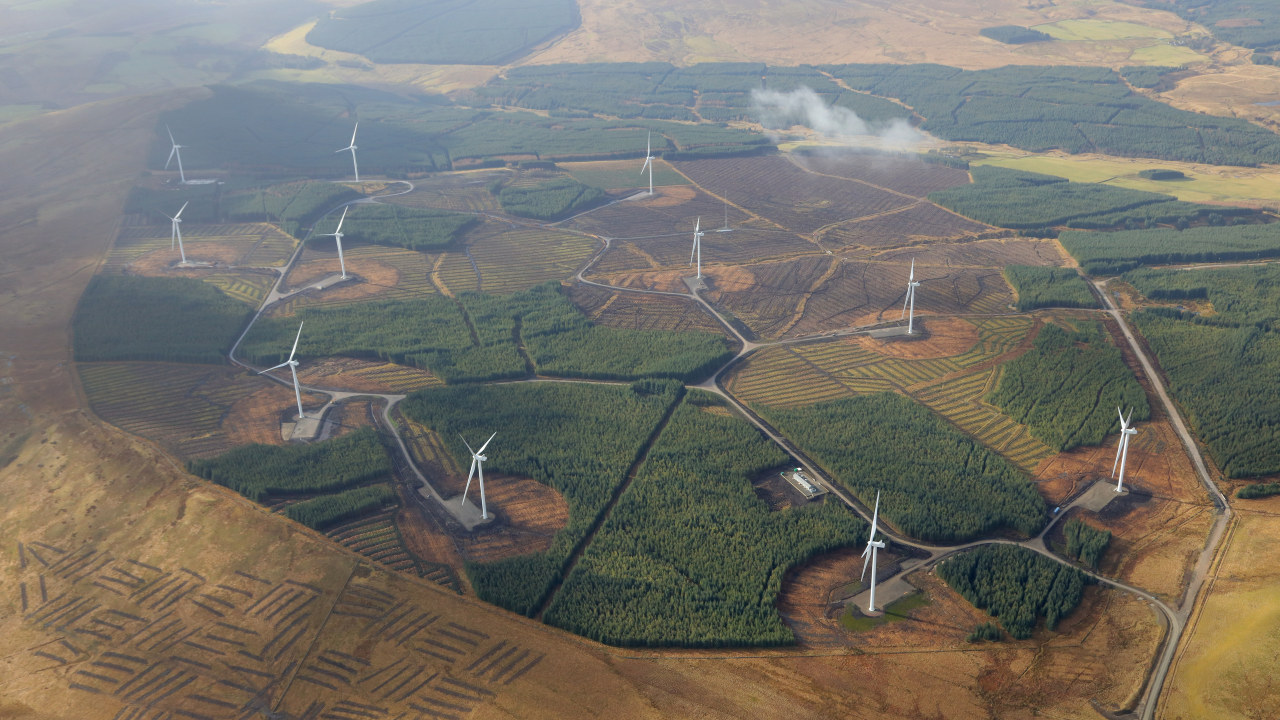 Andershaw Wind Farm Andershaw Wind Farm, Statkraft's 36.3 megawatt onshore wind farm located in South Lanarkshire, Scotland