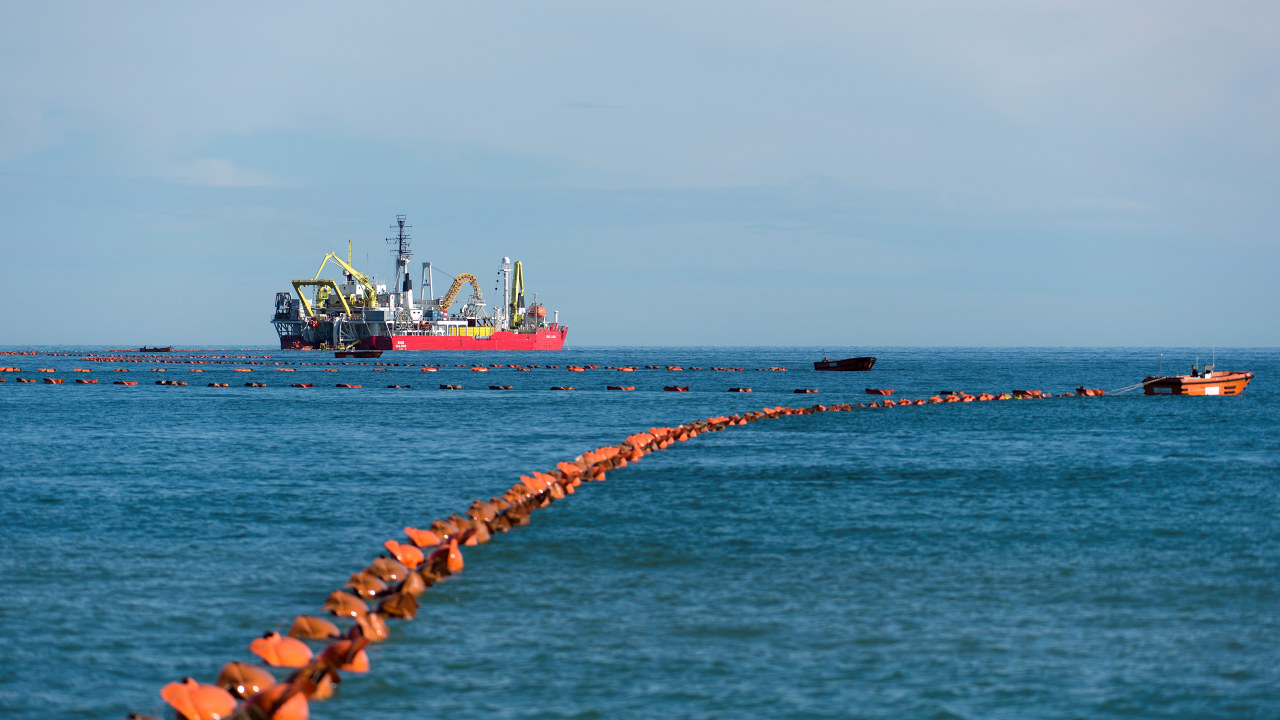 Legging av kabel imellem Norge og Danmark for Energinet.dk og norske Statnett.