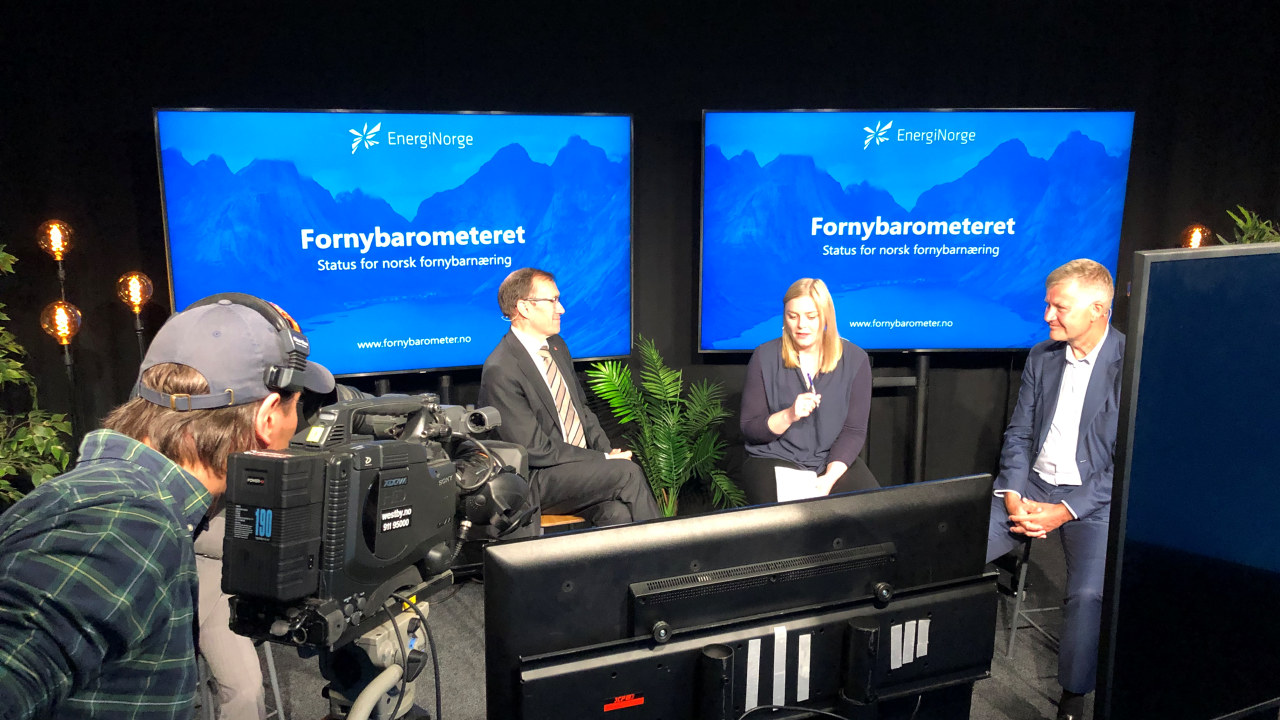 Tina Bru, Erik Solheim, Espen Barth Eide i debatt om Fornybarometeret